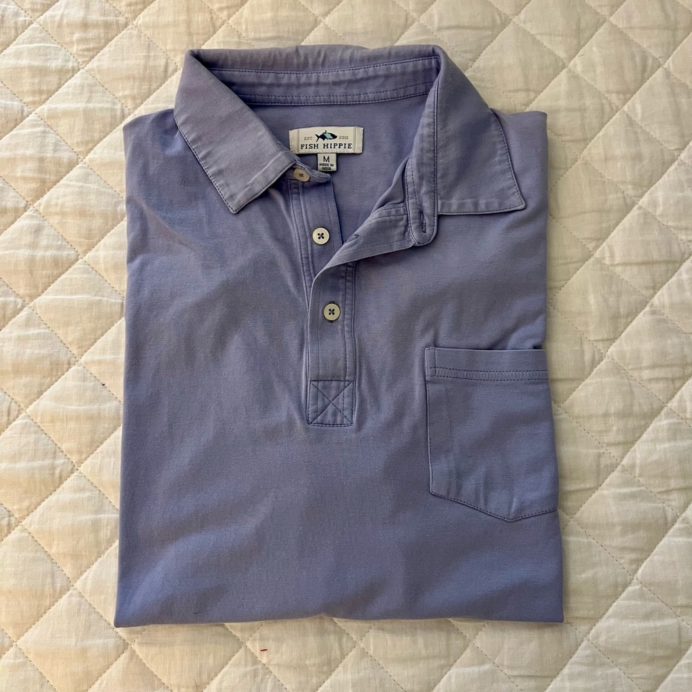 Fish Hippie Golf Polo